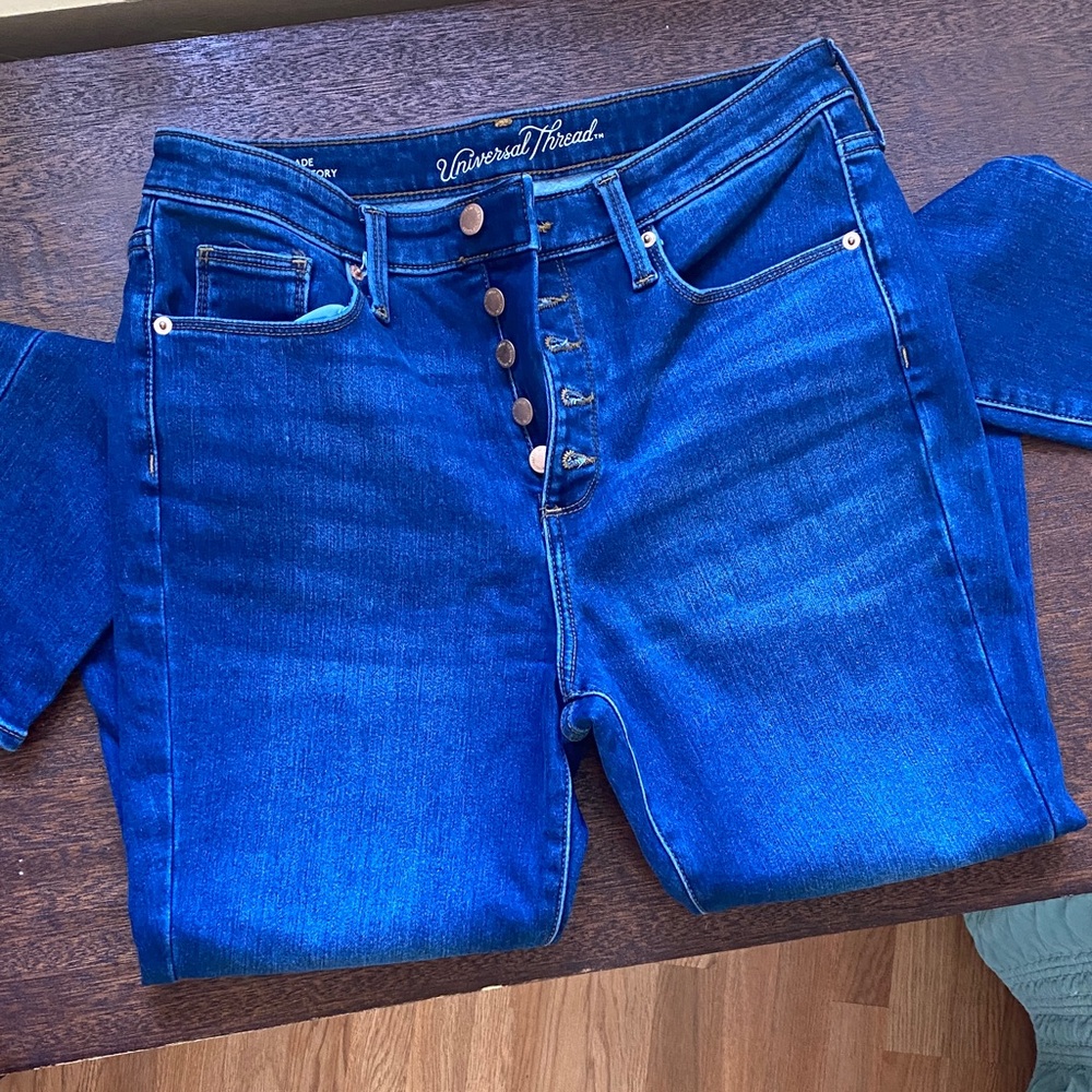Universal Thread High Rise Dark Blue Jeans